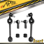 Set of 6 Control Arms with Ball Joints and Tie Rod Ends for Ford Escort (1981–1990)