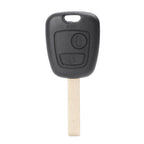 2-Button Remote Key Fob Shell Cover for Peugeot 206, 307 (2000–2010)