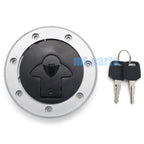 Fuel Gas Tank Cap Cover Keys for Kawasaki KLE250 Anhelo (1993–2001) / KLE400 (1991–1999)