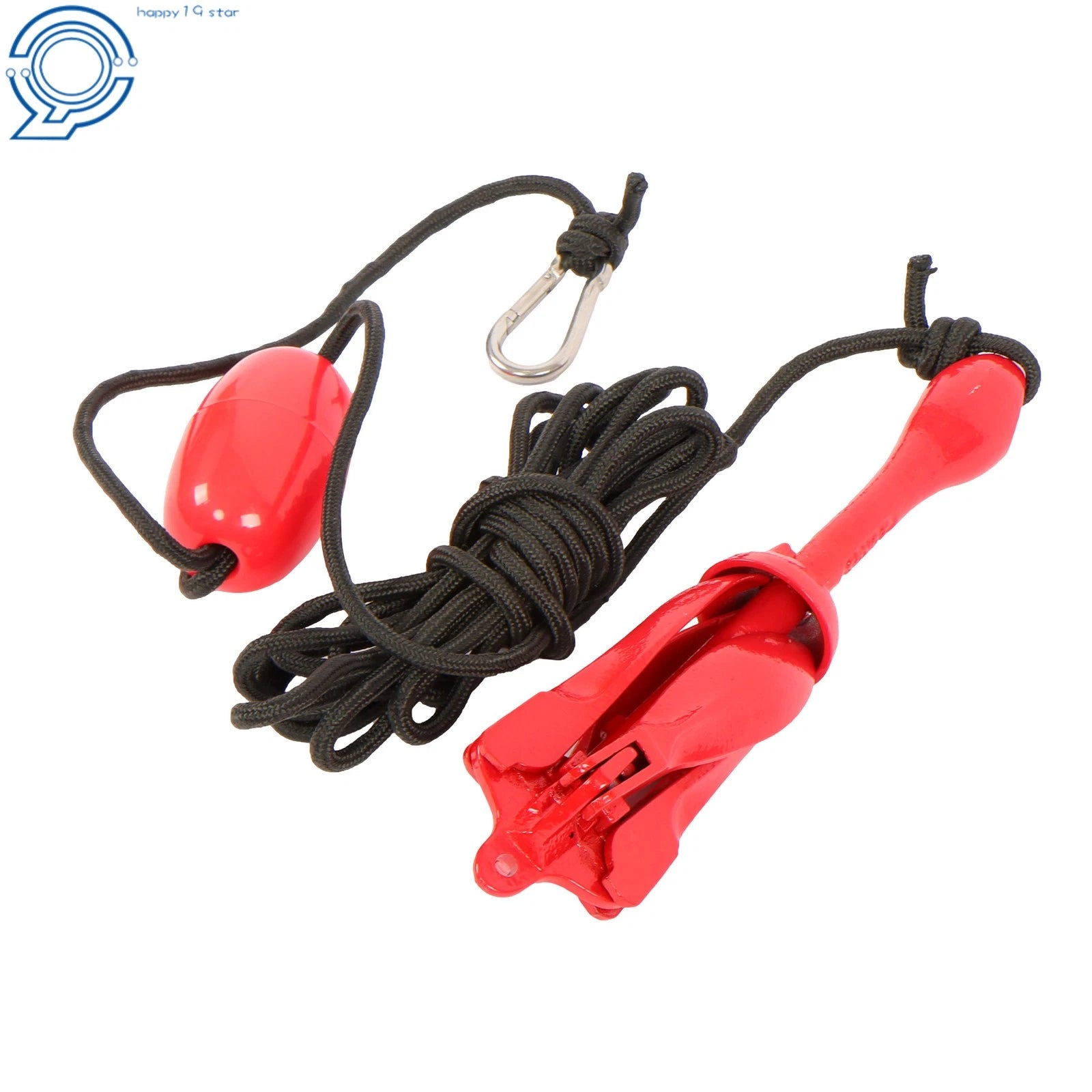Folding Anchor with 26.2 ft Rope for Jet Ski Canoe Kayak Raft Boat