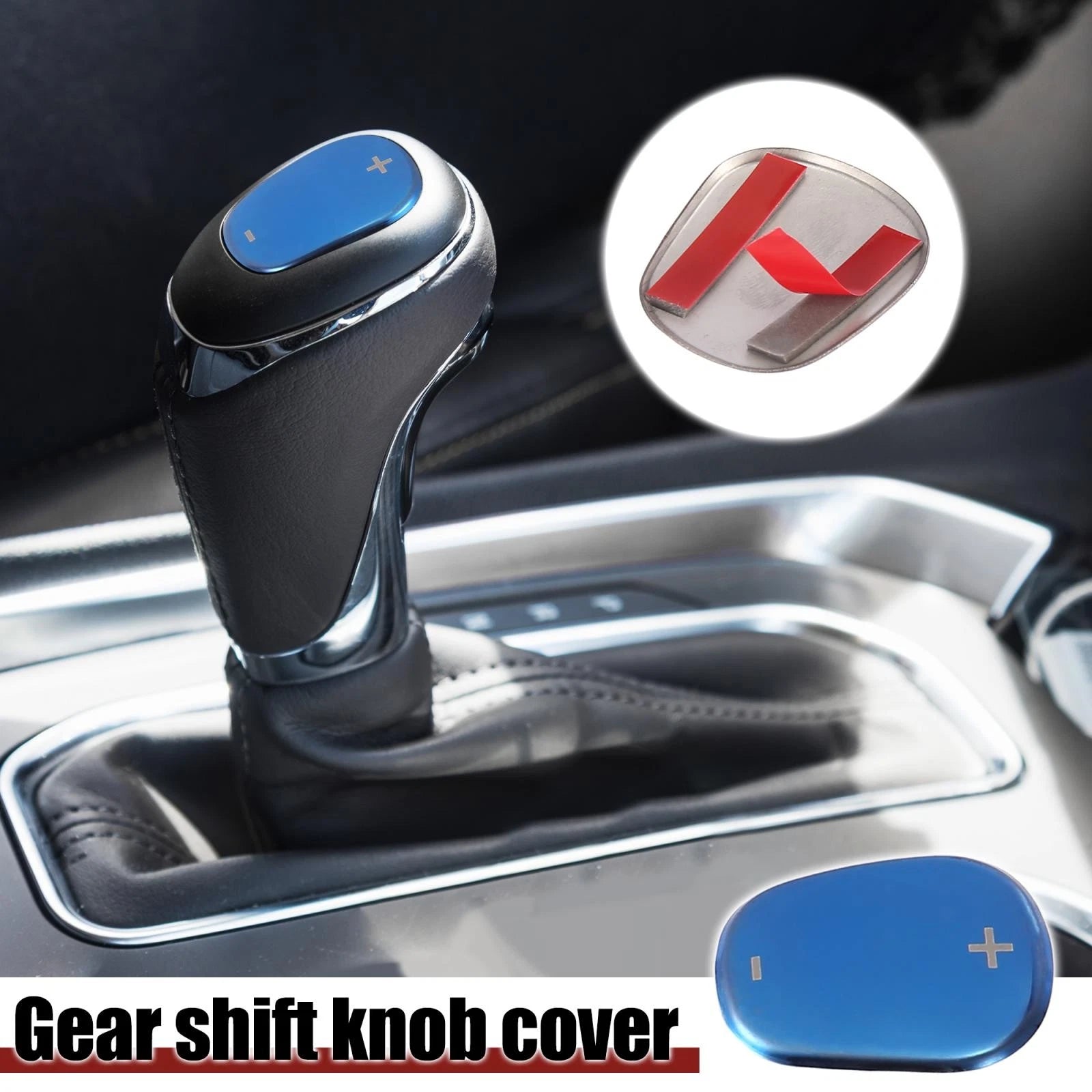 Gear Shift Knob Cover Sticker for Chevrolet Equinox (2018–2020) Blue