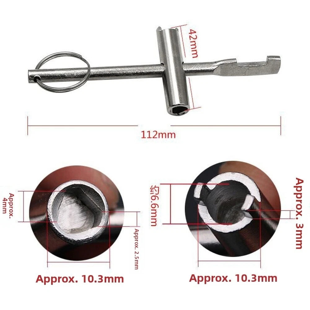 Triangle Wrench Tool for Water Meter Valve (Kitchen Plumbing)