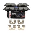 Set of 4 Bosch QuietCast Rear Ceramic Brake Pads for Accent Elantra Coupe Optima Rio