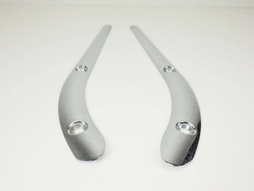 Pair of Chrome Rear Strut Covers for Harley CVO Softail Springer (2006–2007)