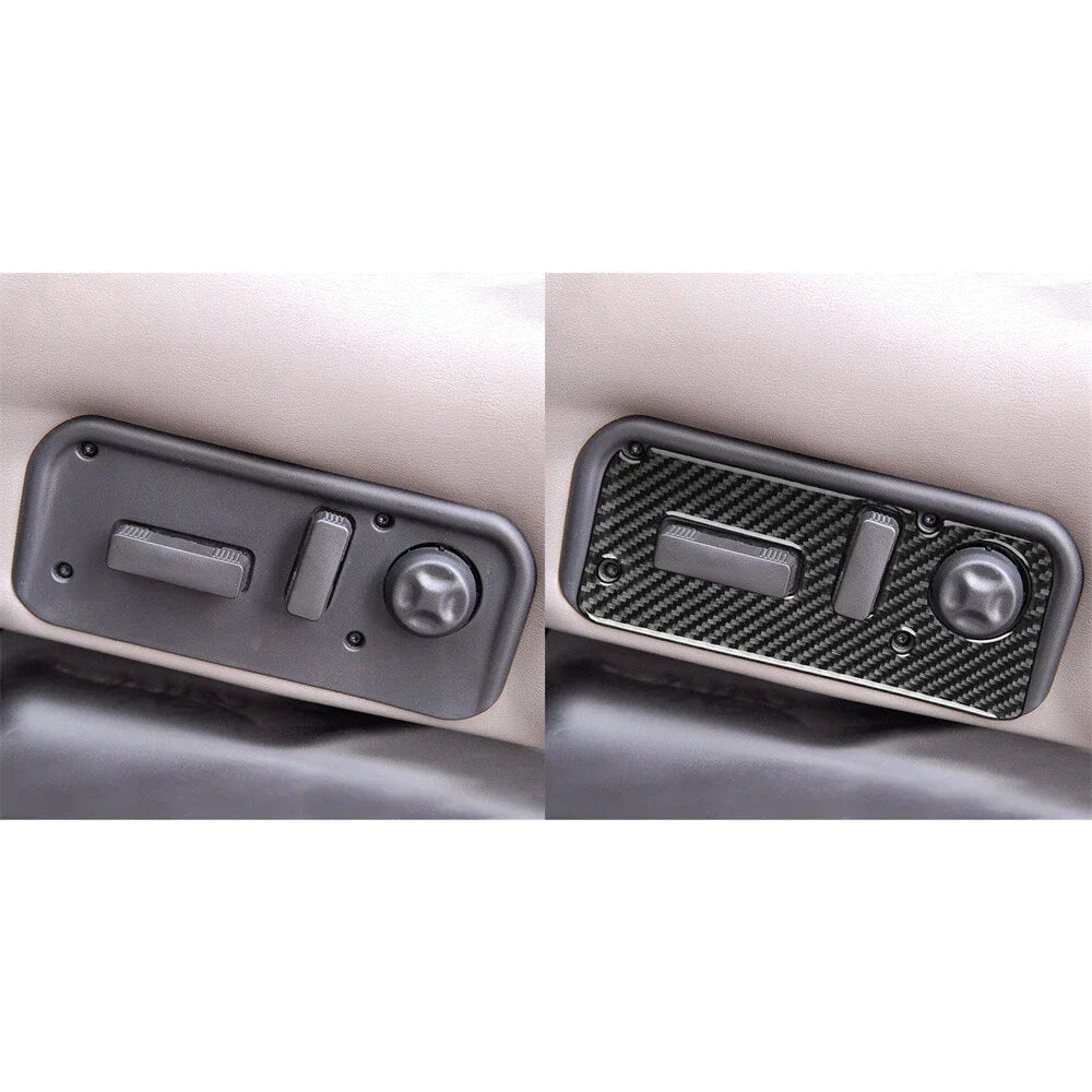 Carbon Fiber Seat Control Button Cover for Hummer H2 (2003-2007)