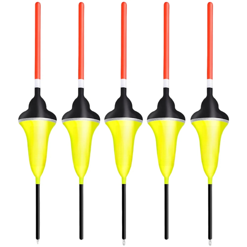 Set of 5 Balsa Wood Fishing Floats for Carp Fishing (FTK)