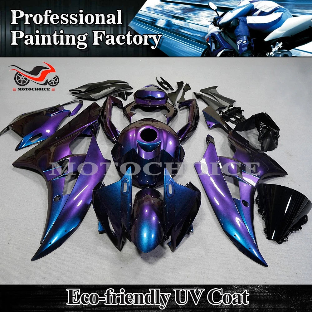 Fairings Kit for Yamaha YZF R6 (2006–2007) - Chameleon Blue Purple ABS