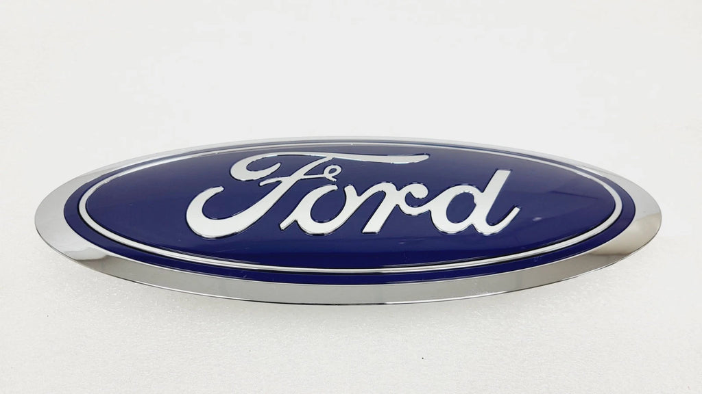 Blue & Chrome Tailgate Emblem Nameplate for Ford F150 (2015–2025) FL3Z-9942528-A