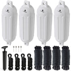 Set of 4 Boat Fenders for (6.5" x 23")