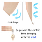 Roller Shade Blind for Deck Porch Balcony Patio (Light Filter Beige)