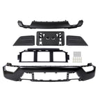 Front Bumper Face Bar Assembly for Ford F150 (2021–2023) 6pcs W/o Sensor Hole