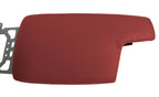 Leather Console Lid Armrest Cover for Subaru Crosstrek (2018–2020) Red