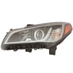 Replacement Passenger Side Halogen Headlight Assembly for 2016-17 Hyundai Sonata