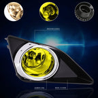 Front Bumper Fog Lights with Chrome Bezel for Toyota Corolla (2009–2010)