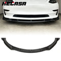 Front Bumper Lip Kit for Tesla Model 3 (2017–2023) Carbon Fiber Style