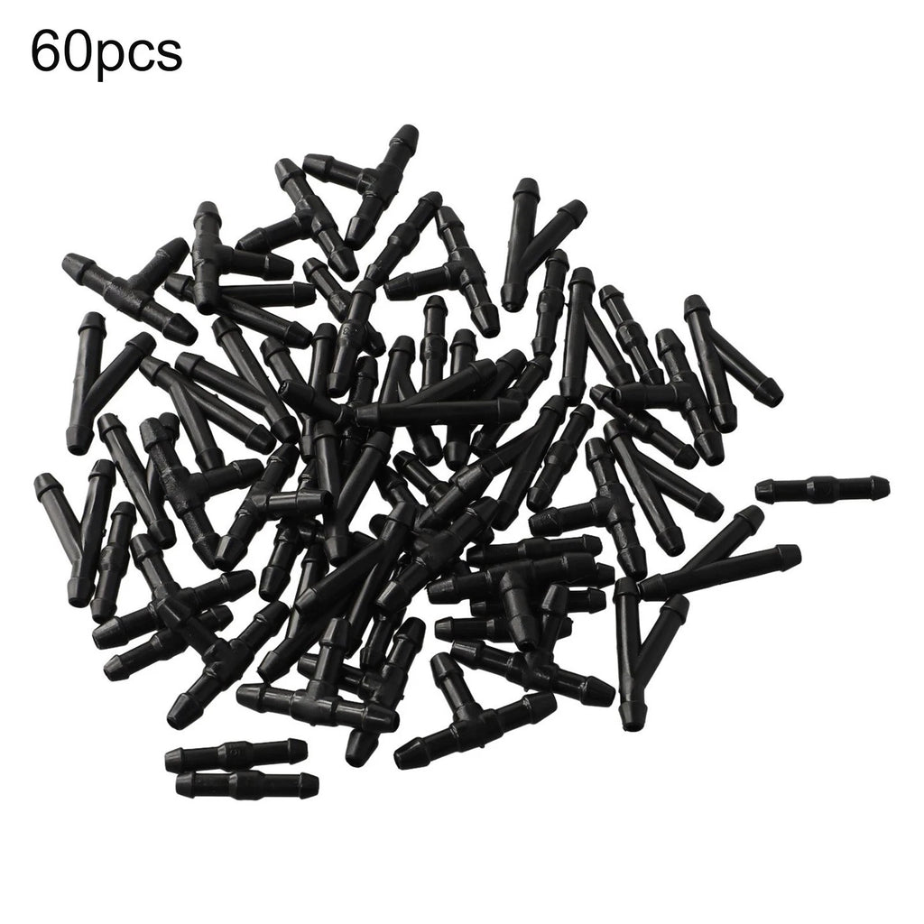 60X Windscreen Washer Wiper Hose Tube Connector for