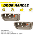 2X Beige Interior Door Handle Right for Toyota Camry (2002–2006)