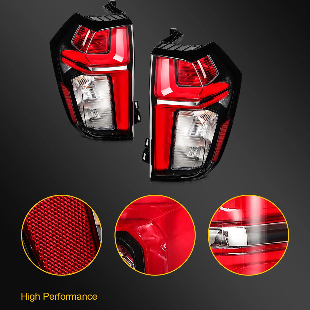 Pair LED Tail Light Assembly for Chevy Suburban Tahoe (2021–2023)