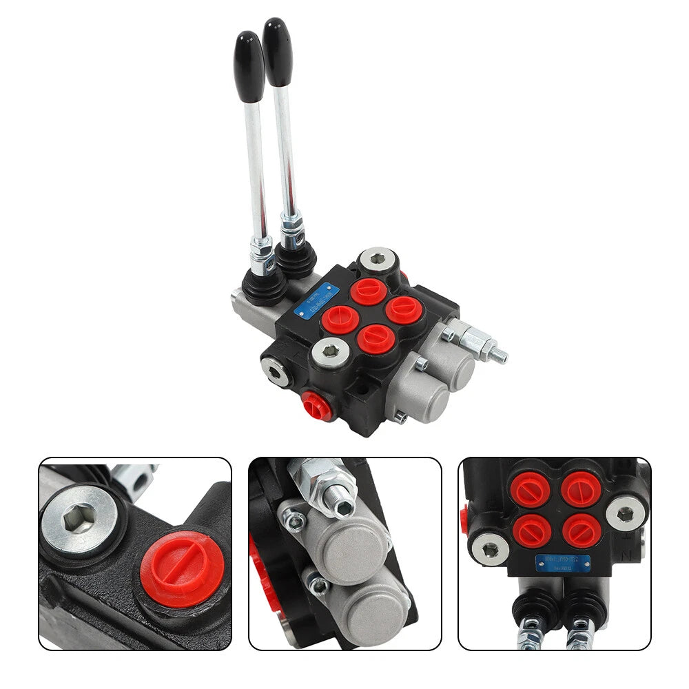 2X Hydraulic Directional Control Valve for Double Acting Cylinder (11GPM)