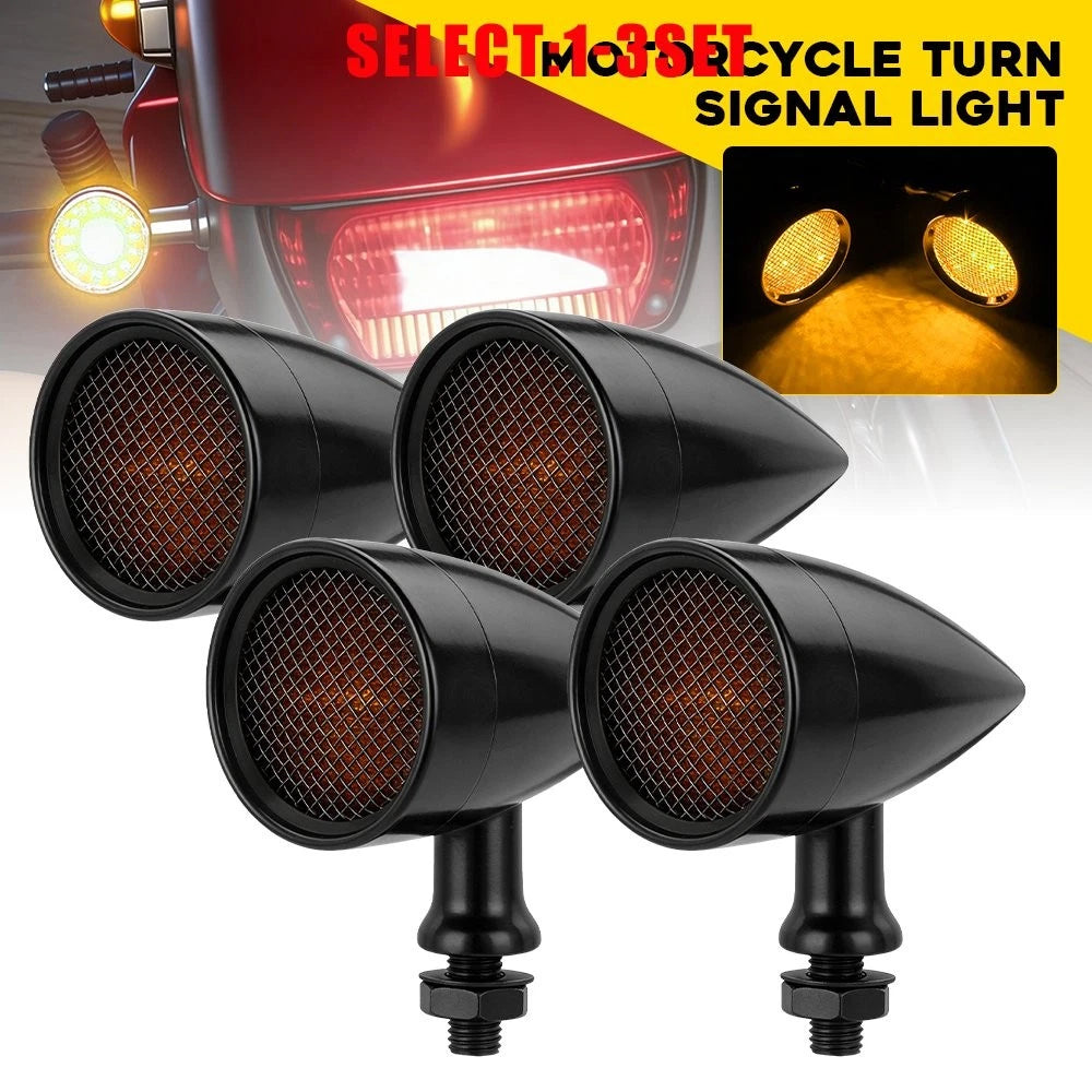 2X LED Turn Signal Blinker Lights for Kawasaki Motorbikes (4-12)