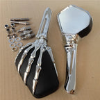 Claw Skeleton Hand Mirror for Honda CB CBR Rebel Shadow Magna VT VTX (1300–1800)