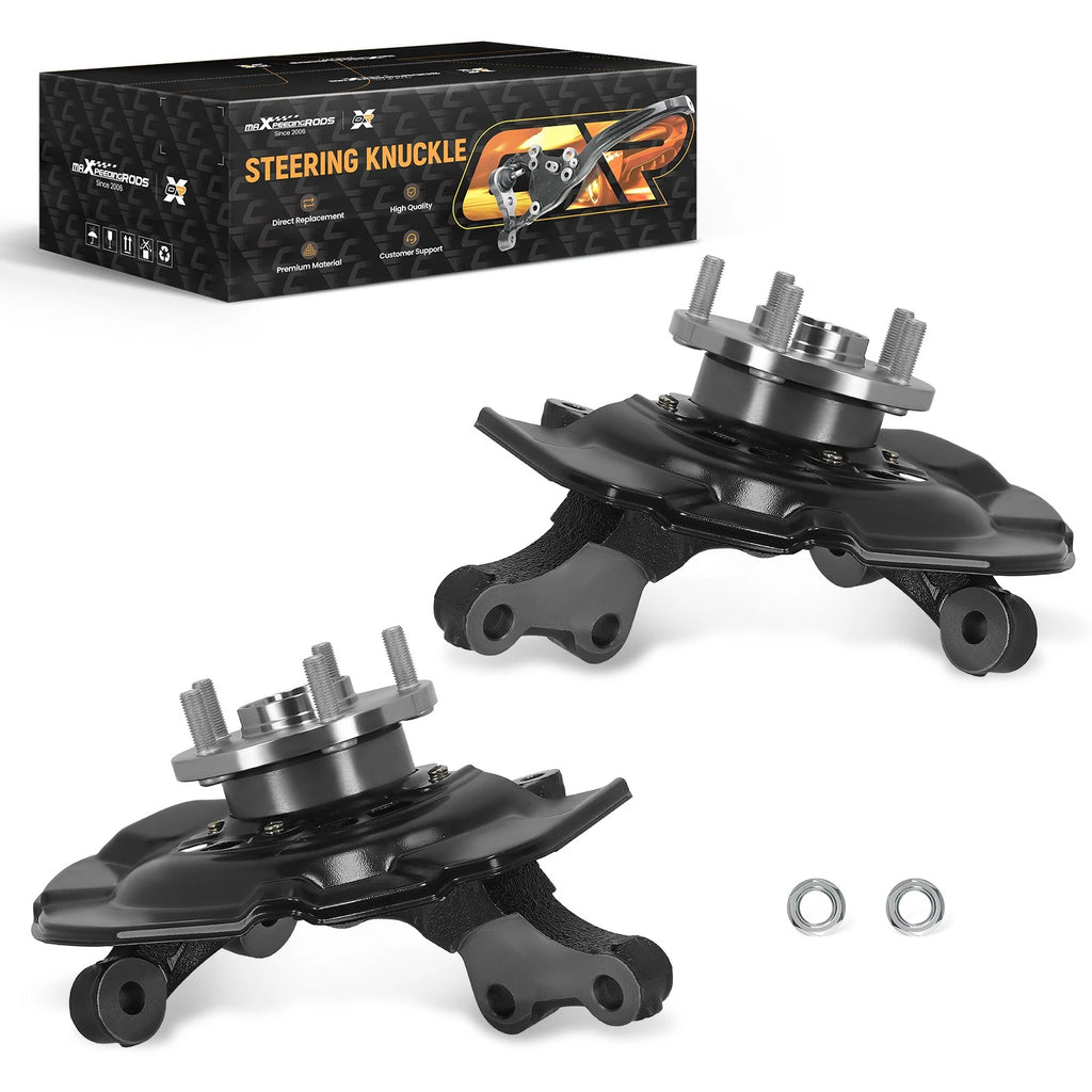 Front Steering Knuckles and Wheel Hub Bearings Set for Lexus ES350 (2007–2012)