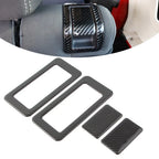 4 x Interior Rear Seat Switch Cover Trim for Jeep Wrangler JK (2011-2017)