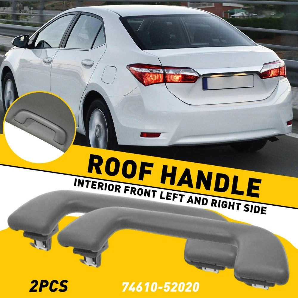2X Front Roof Armrest Ceiling Pull for Toyota Corolla Yaris (2005–2017)