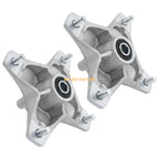 2 Front Wheel Hubs w/Studs Seals Bearings for Yamaha Raptor 660R 700 YFZ450 450R