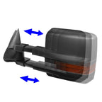 Power Heated LED Turn Signal Towing Mirror for Chevy Silverado GMC Sierra (1999–2002)