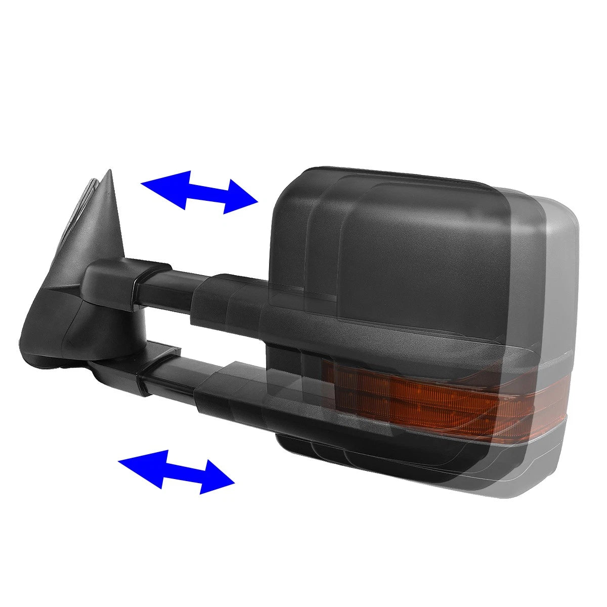 Power Heated LED Turn Signal Towing Mirror for Chevy Silverado GMC Sierra (1999–2002)