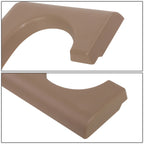 Center Console Cup Holder Pad Trim for Ford F150 (2004–2014) Beige
