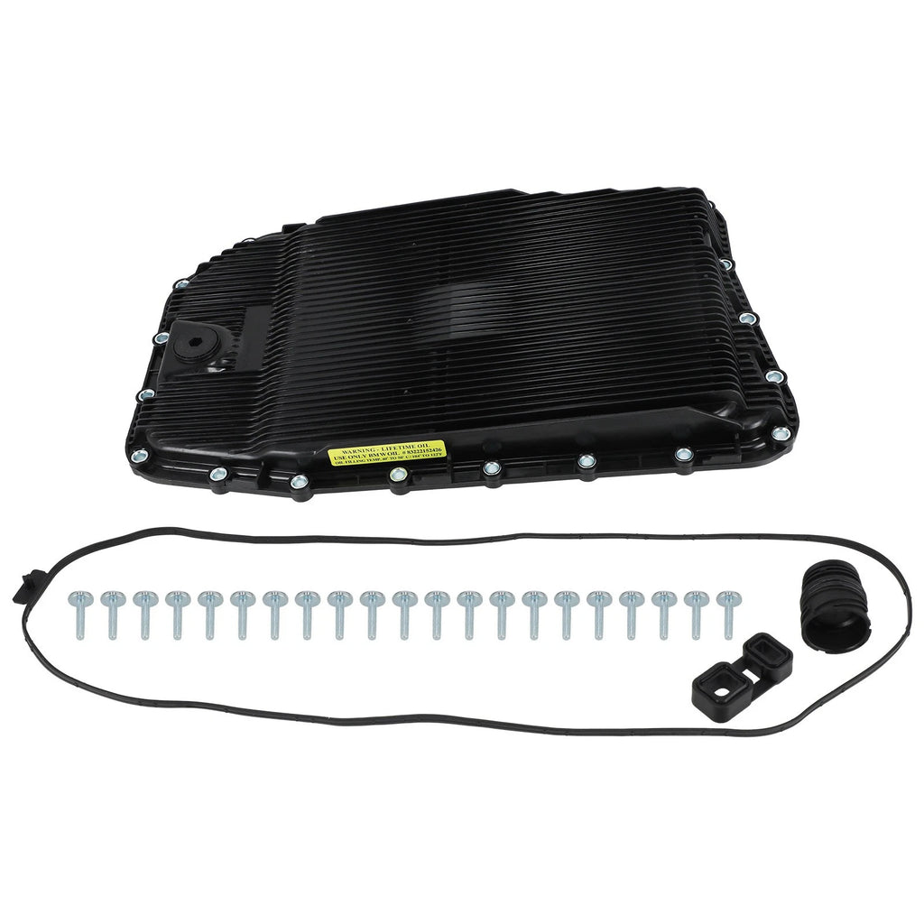 Transmission Oil Pan Kit for BMW 335d E90 2009-11 w/Gasket & Filter 24152333903