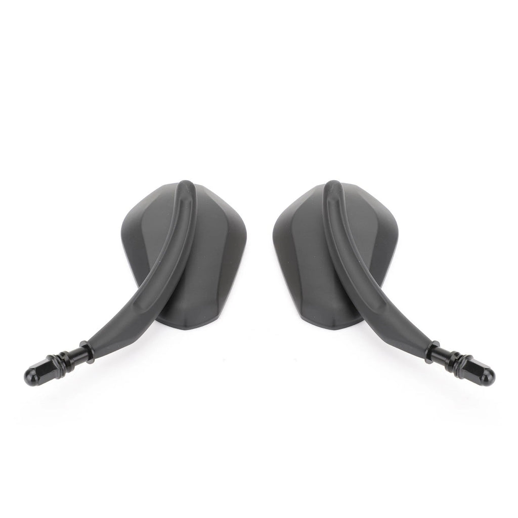 Black Diamond Rear View Mirrors for Cruiser Touring Chopper Sportster