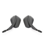 Black Diamond Rear View Mirrors for Cruiser Touring Chopper Sportster