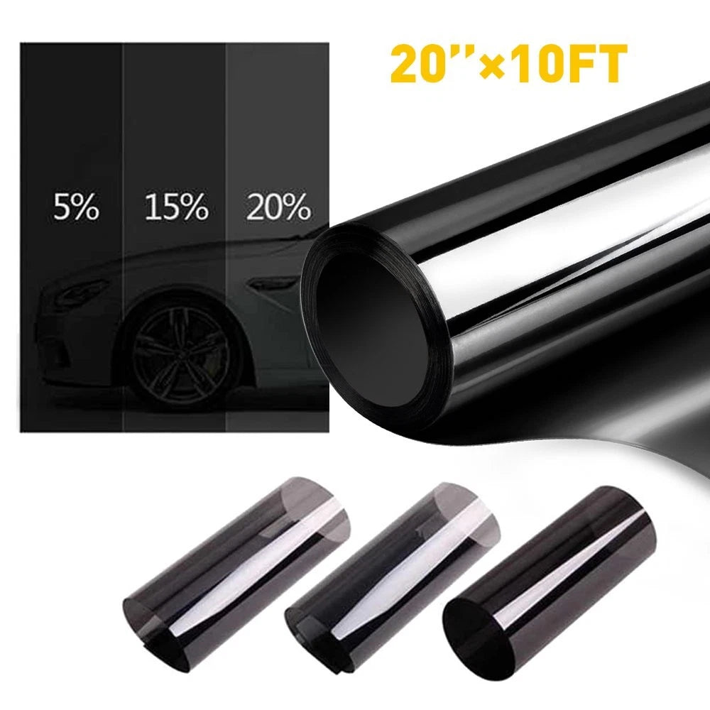 20" x 10FT Car Window Tint Film Roll - 5-50% VLT