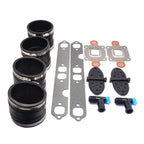 Exhaust Manifold Kit with Bellow & Gasket for Mercruiser (DRY JOINT) 32-44348T, 27-33395B