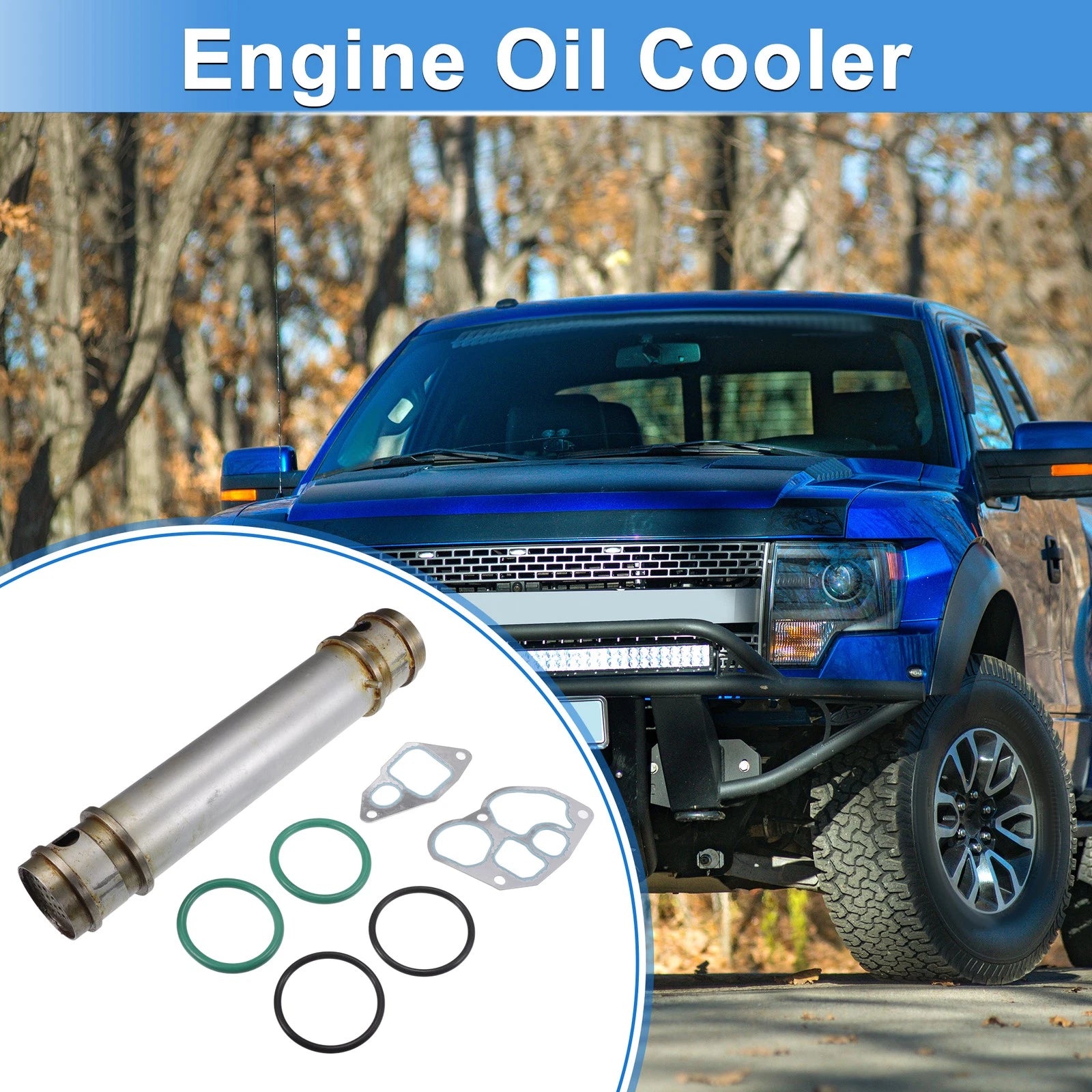 Engine Oil Cooler with Seal Gasket for Ford Excursion (2000–2005) No.1C3Z6A642AA