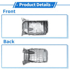 Engine Oil Pan for Honda Accord (2008-2012) - 1 x Steel Silver Tone