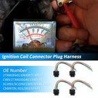 Set of 4 Ignition Coil Connector Plug Harness for Genesis G70 (2020–2023) No. 273002E601