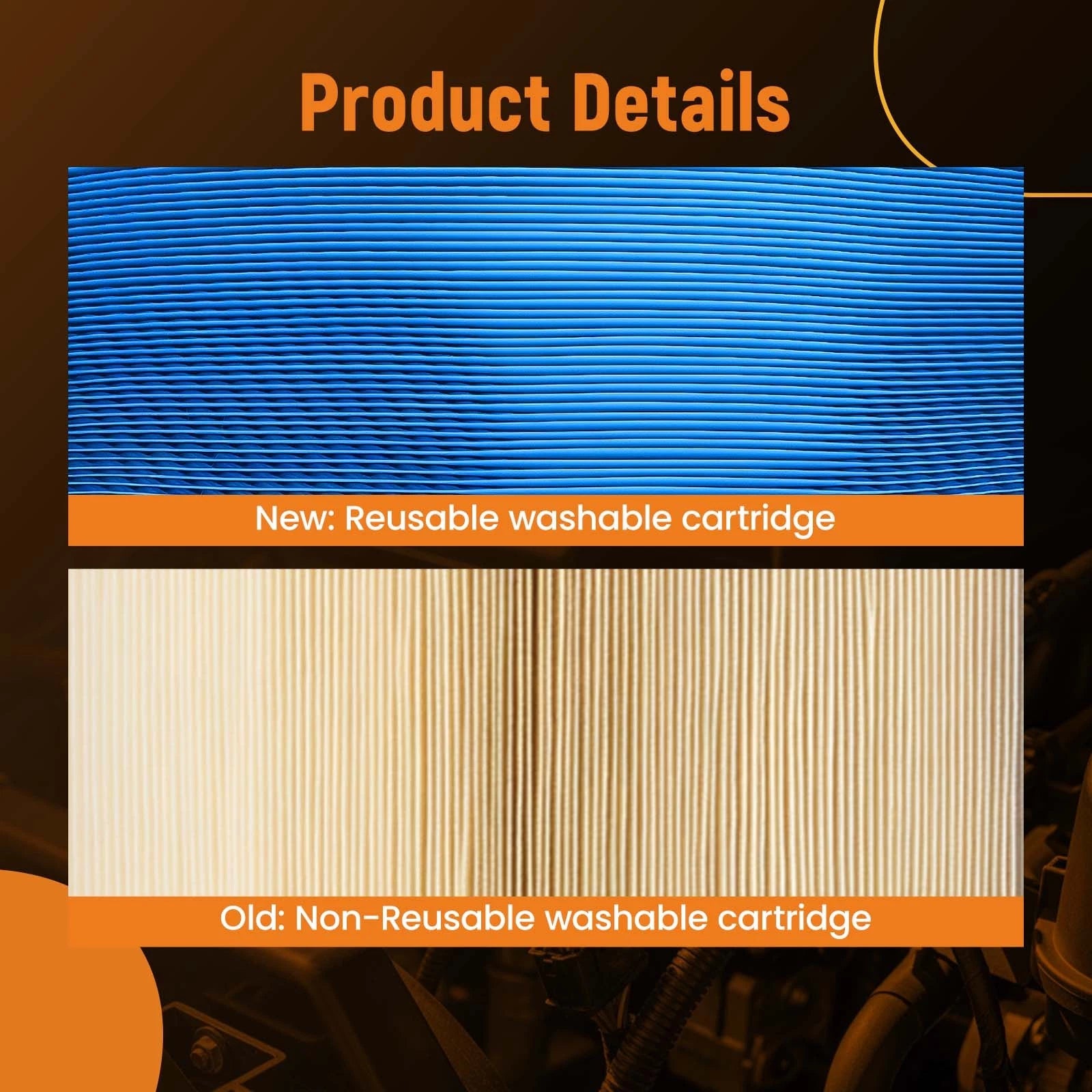 3X Engine Filter Element for PACCAR MX13 MX11 (2010-2023)