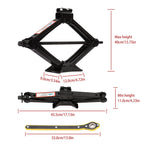 2.5 Ton Scissor Jack for Universal Use (2010–2023)