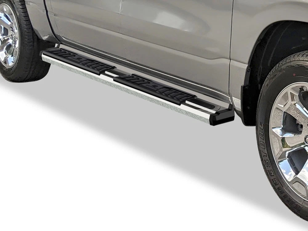 Set of 2 Chrome Running Boards for Dodge Ram 1500 Crew Cab (2019-2026)