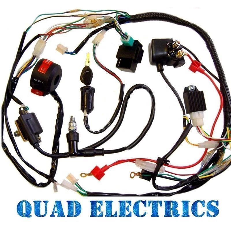 Wiring Harness Loom for Pit Bike 50cc 70cc 110cc 125cc (Electric Start)