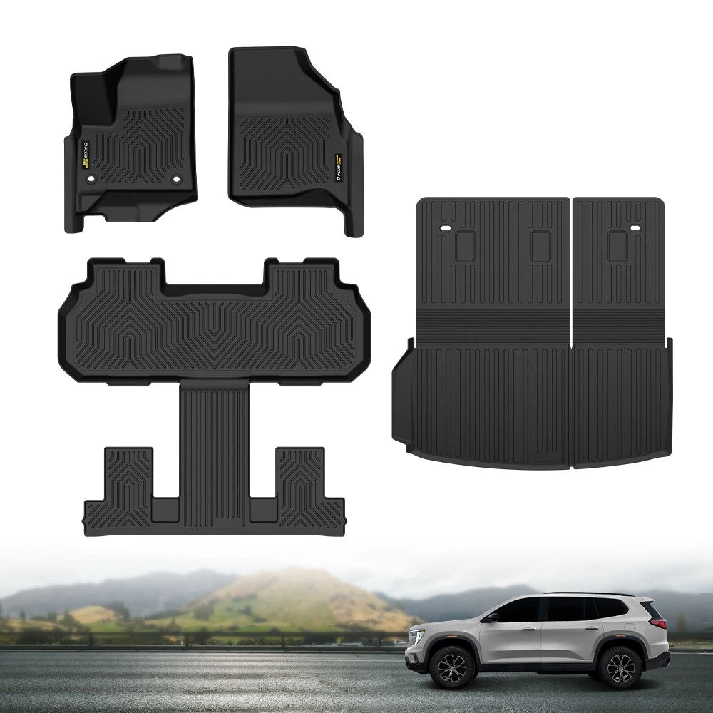TPE Floor Mats for Chevy Traverse (2024–2026) 7-Seater Cargo Liner
