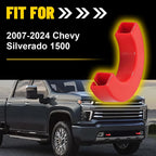 Front Bumper Tow Hook Trailer Cover Trim for Chevy Silverado 1500 (2007–2024)