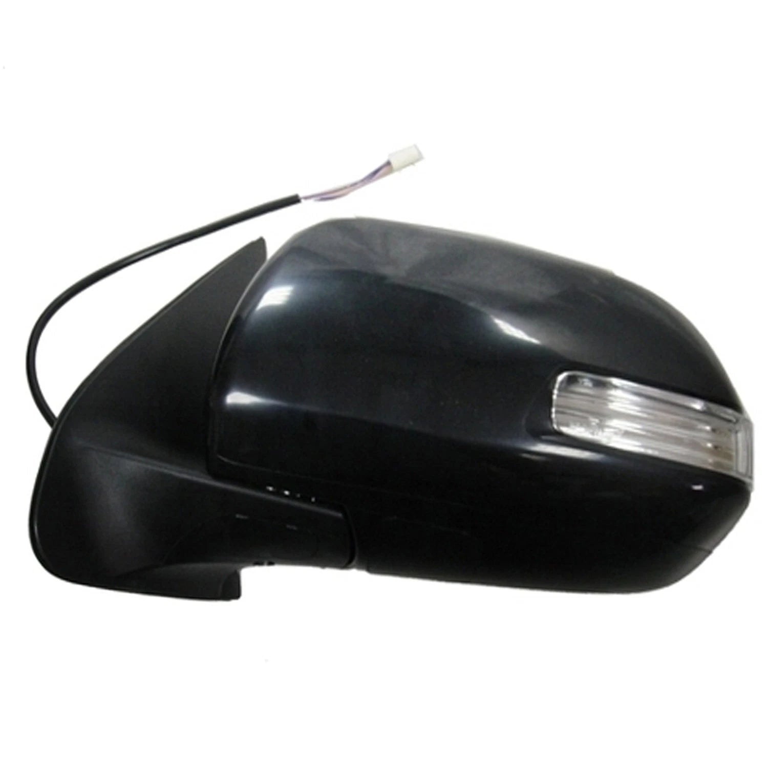 Replacement Ready to Paint Driver Side Power Door Mirror w Turn Signal for