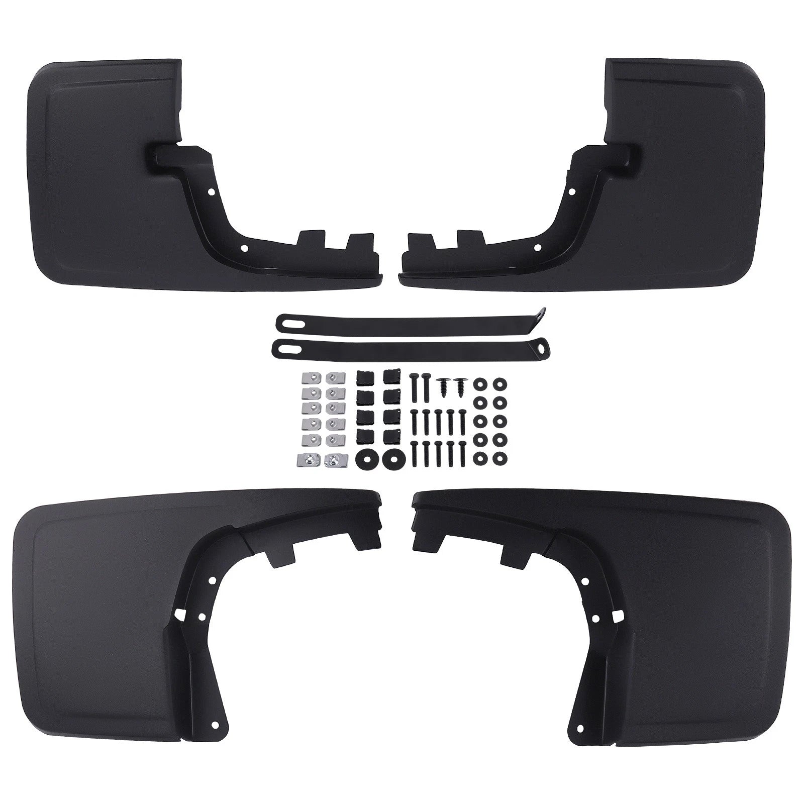 Black Splash Guards for Ford F-150 (2021–2024) ML3Z16A550AA
