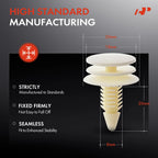 50Pcs 8mm Nylon Door Trim Panel Retainers for Chevy GMC