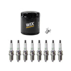 Wix Engine Oil Filter & NGK 8 V-Power Spark Plugs for LS430 LX470 SC430 (2001–2006)